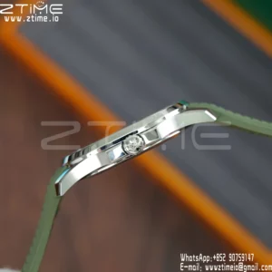 PP Aquanaut 5168G 42mm SS APWF 1:1 Best Edition Green Dial on Green Rubber Strap (Weighted) - Super Clone Watch | 1:1 Best Version
