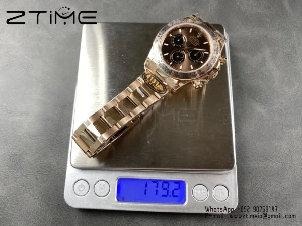 Rolex Daytona 126505-0005 QF 1:1 Best Edition Brown Dial SH4131(Gain Weight)