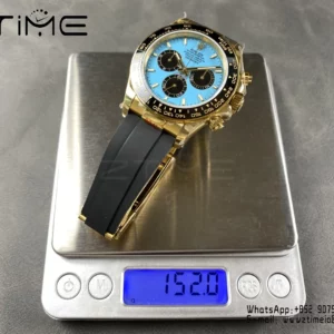 Rolex Daytona M126518LN QF 1:1 Best Edition Blue Dial SH4131 V11 (Weighted) - Super Clone Watch | 1:1 Best Version