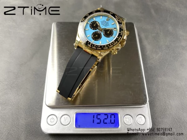Rolex Daytona M126518LN QF 1:1 Best Edition Blue Dial SH4131 V11 (Weighted) - Super Clone Watch | 1:1 Best Version