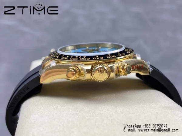 Rolex Daytona M126518LN QF 1:1 Best Edition Blue Dial SH4131 V11 (Weighted) - Super Clone Watch | 1:1 Best Version