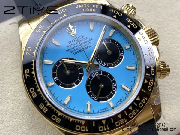Rolex Daytona M126518LN QF 1:1 Best Edition Blue Dial SH4131 V11 (Weighted) - Super Clone Watch | 1:1 Best Version