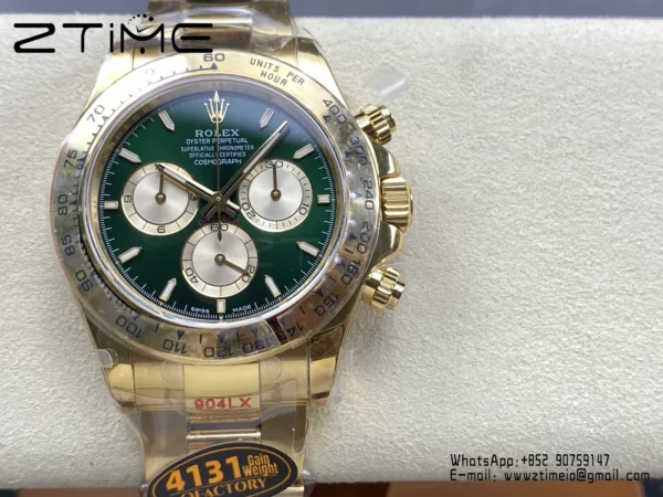 Rolex Daytona 126508-0008 QF 1:1 Best Edition Green Dial SH4131(Gain Weight)